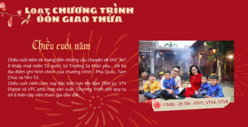 BTV Hữu Trí cùng BTV Lan Anh thực hiện chuỗi chương trình &quot;Chiều chuỗi năm&quot; gửi tặng khán giả dịp Tết.