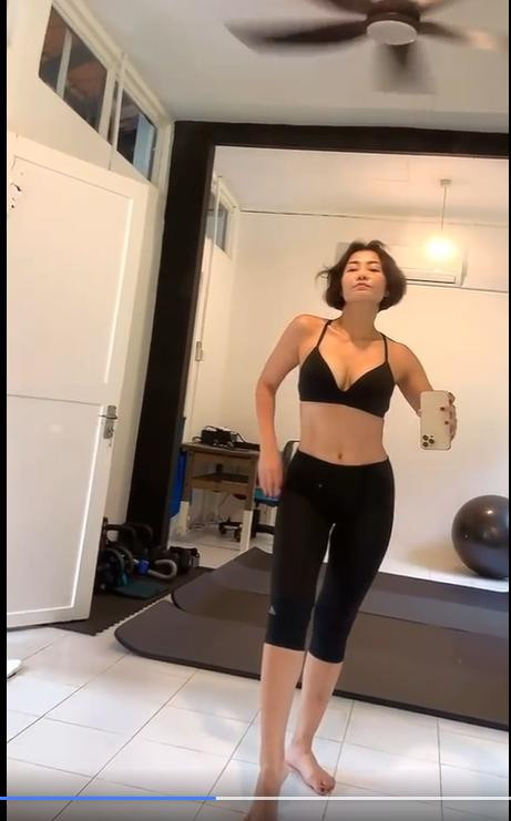 Không chỉ đăng tải clip, "nữ hoàng nhạc Dance" bật mí bí kíp giảm cân hiệu quả được nhiều chị em quan tâm.