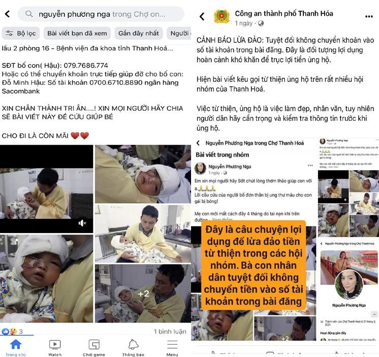 Những hình ảnh, thông tin trường hợp ở xã Hà Long, huyện Hà Trung là giả mạo