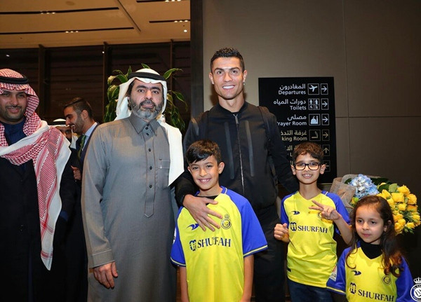 Ronaldo đã đến Ả Rập Xê Út. Ảnh: Al-Nassr. Ronaldo đã đến Ả Rập Xê Út. Ảnh: Al-Nassr.