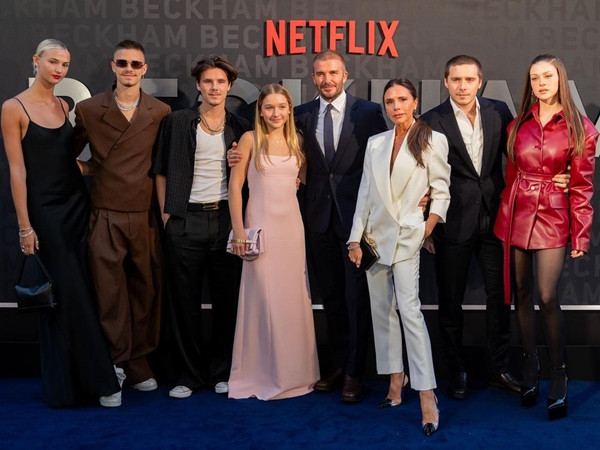 Gần cuối cùng thì cũng có một ảnh có mặt nhân vật chính - David Beckham. Ảnh: Instagram.