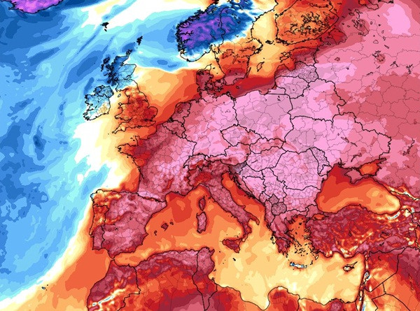 Trời nóng chưa từng thấy ở châu Âu vào tháng 1 vừa rồi. Ảnh: Ryan Stauffer. Trời nóng chưa từng thấy ở châu Âu vào tháng 1 vừa rồi. Ảnh: Ryan Stauffer.