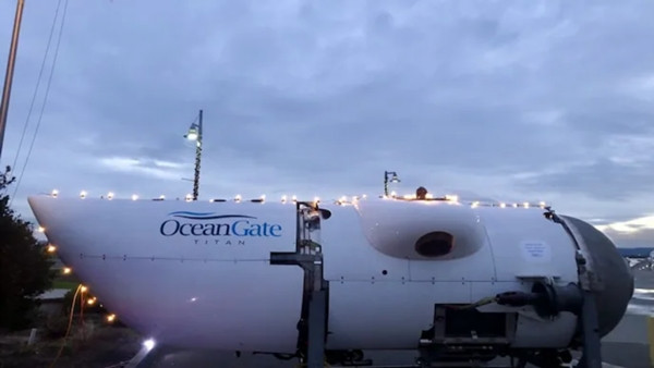 Tàu The Titan của công ty OceanGate. Ảnh: AFP. Tàu The Titan của công ty OceanGate. Ảnh: AFP.