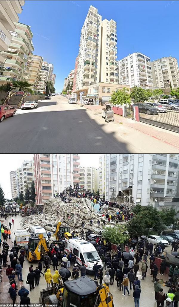 Ảnh: Mail Online; Anadolu Agency via Getty. Ảnh: Mail Online; Anadolu Agency via Getty.