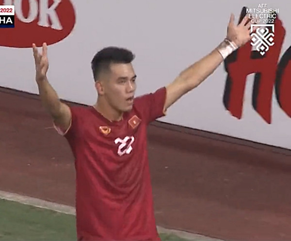 Tiến Linh (22) của ĐT Việt Nam đang chơi rất hiệu quả. Ảnh: Twitter.