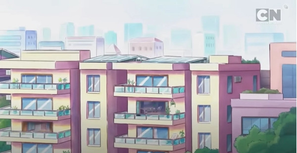 Tom và Jerry sống ở chung cư. Ảnh: Cartoon Network Asia.