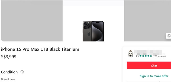 Nếu bán được với giá như đang đăng thì người bán này sẽ lời được khoảng hơn 24 triệu đồng. (Ảnh chụp màn hình Carousell). Nếu bán được với giá như đang đăng thì người bán này sẽ lời được khoảng hơn 24 triệu đồng. (Ảnh chụp màn hình Carousell).