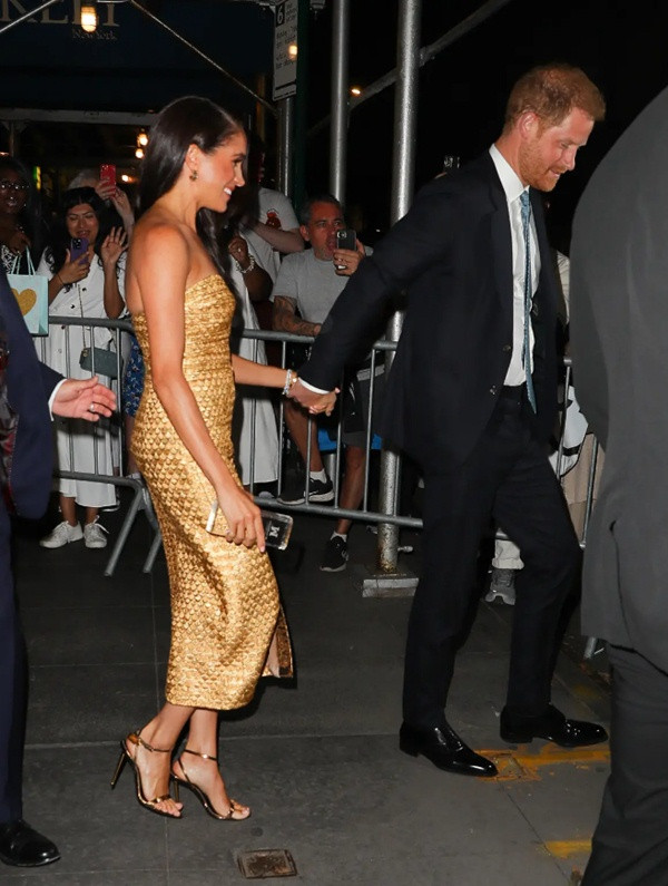 Harry - Meghan khi rời sự kiện ở New York. Ảnh: MEGA. Harry - Meghan khi rời sự kiện ở New York. Ảnh: MEGA.