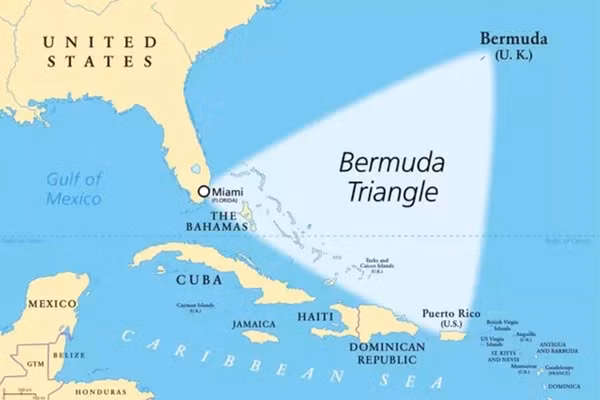 Tam giác Bermuda. Ảnh: PeterHermesFurian/ Getty.