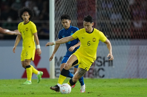 ĐT Thái Lan thắng ĐT Malaysia với tổng tỷ số 3-1 ở bán kết. Ảnh: AFF Mitsubishi Electric Cup.