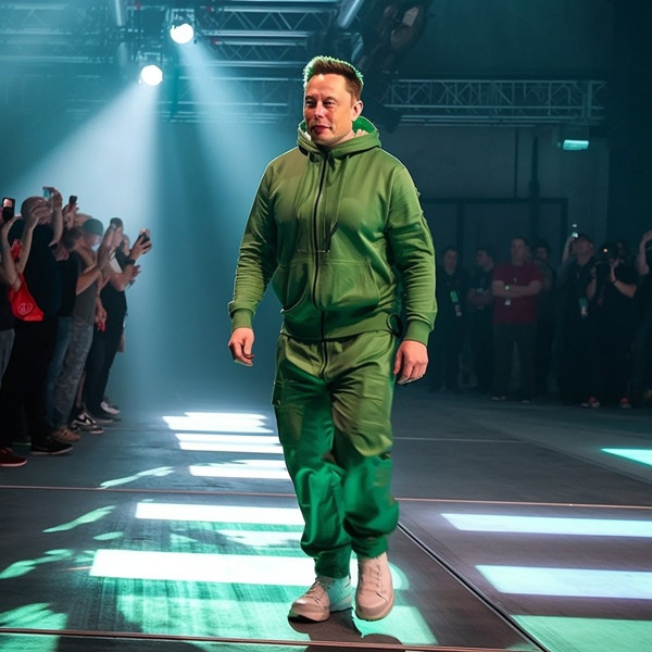 Ảnh Elon Musk do công cụ AI tạo ra. Ảnh: Czarek Michalski.