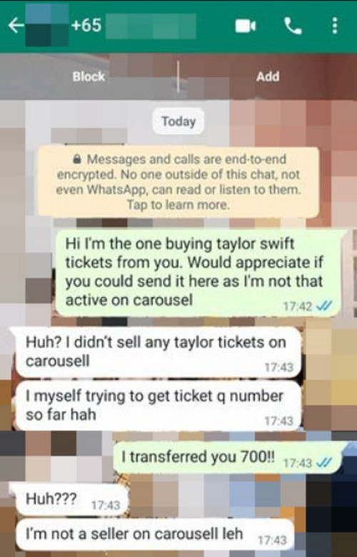 Khi Vee liên lạc với số điện thoại được cho, người dùng số máy đó nói rằng bản thân họ còn đang cố mua vé không được, nói gì đến chuyện bán lại vé. Ảnh: Vee. Khi Vee liên lạc với số điện thoại được cho, người dùng số máy đó nói rằng bản thân họ còn đang cố mua vé không được, nói gì đến chuyện bán lại vé. Ảnh: Vee.