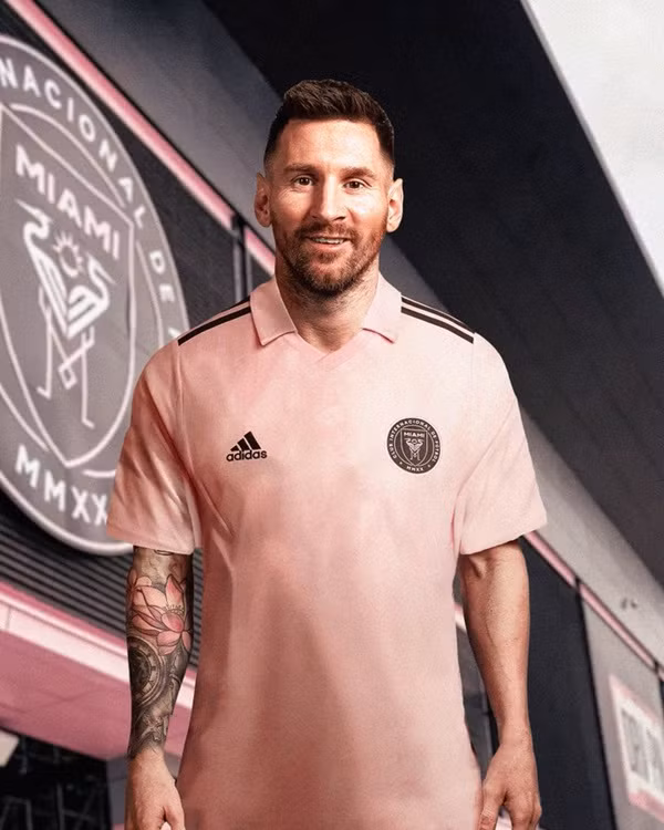 Messi quyết định sang Inter Miami ở Mỹ. Ảnh: Twitter.