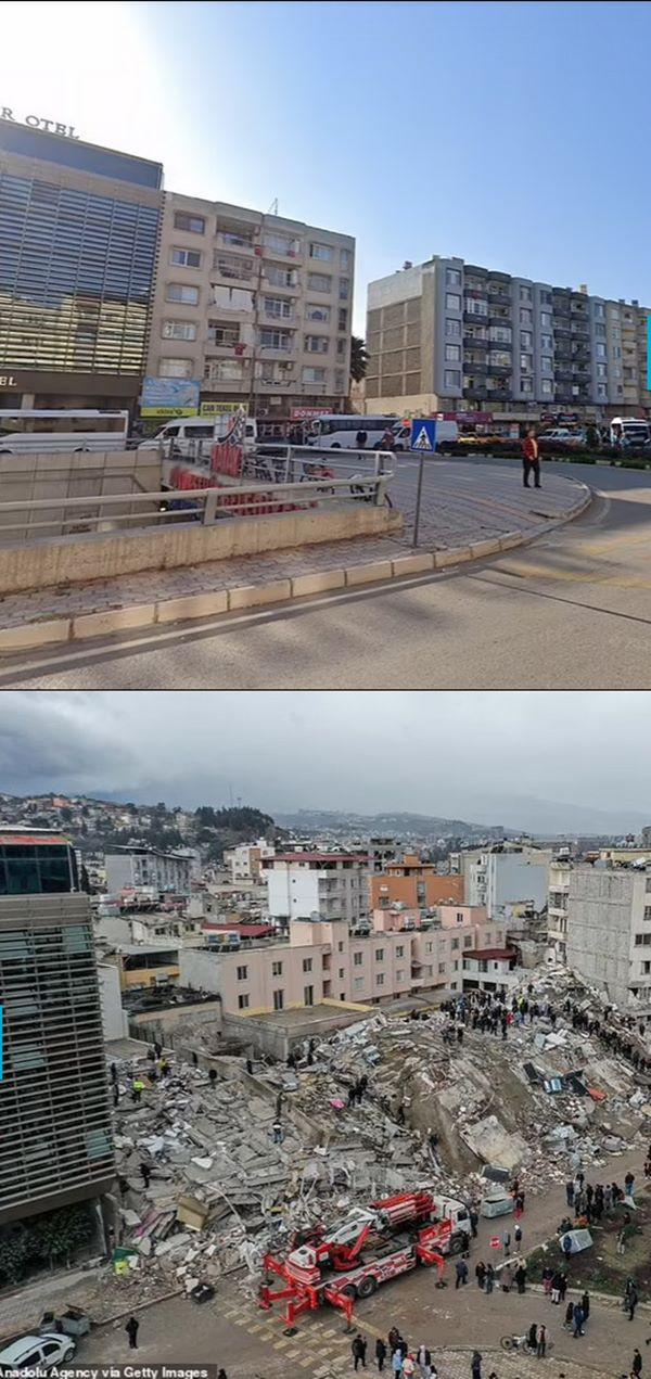 Ảnh: Mail Online; Anadolu Agency via Getty. Ảnh: Mail Online; Anadolu Agency via Getty.