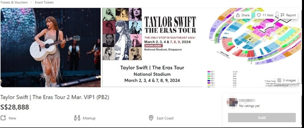 Có người bán một cặp vé VIP với giá cực cao (họ ghi rõ không bán lẻ một vé). Ảnh: Carousell. Có người bán một cặp vé VIP với giá cực cao (họ ghi rõ không bán lẻ một vé). Ảnh: Carousell.