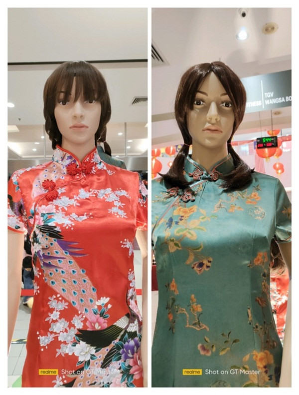 Khi có ánh sáng tốt hơn và ma-nơ-canh được buộc tóc lại thì trông có phần bớt kinh dị. Ảnh: Rebecca Rb. Khi có ánh sáng tốt hơn và ma-nơ-canh được buộc tóc lại thì trông có phần bớt kinh dị. Ảnh: Rebecca Rb.