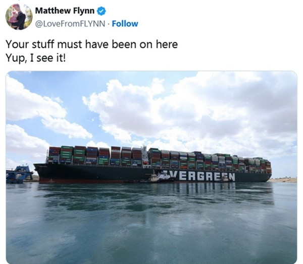 Nơi mà gói hàng có thể đã "tạm trú" trong 4 năm qua. (Ảnh chụp màn hình Twitter). Nơi mà gói hàng có thể đã "tạm trú" trong 4 năm qua. (Ảnh chụp màn hình Twitter).