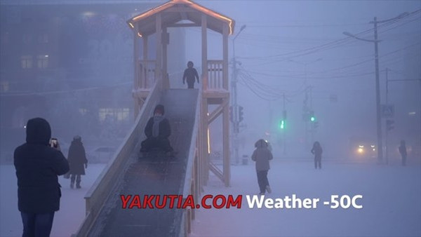 Không gian toàn là màu trắng. Ảnh: Yakutia.