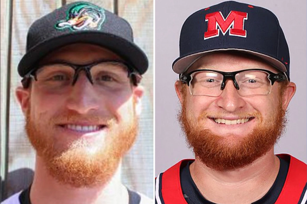 Cầu thủ bóng chày Brady Feigl và cầu thủ bóng chày Brady Feigl. Ảnh: The Sun.