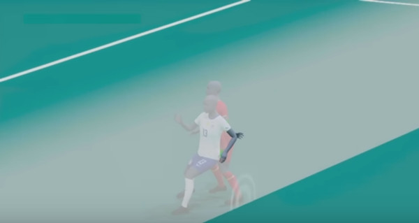 Cầu thủ Mỹ được xác nhận là không việt vị. Ảnh: TSN.