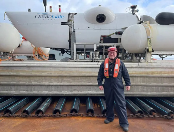 Ông Loibl từng đi trên tàu Titan vào năm 2021. Ảnh: Facebook.