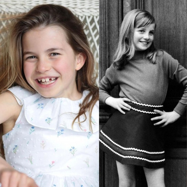 Đôi mắt và nụ cười tươi tắn rất giống nhau. Ảnh: Twitter.