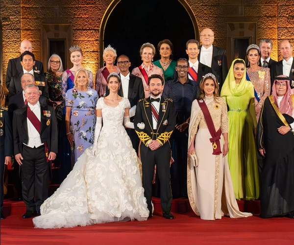 Có thể nhìn thấy rõ vợ chồng Hoàng tử William và Công nương Kate ở đây. Ảnh: Royal Hashemite Court. Có thể nhìn thấy rõ vợ chồng Hoàng tử William và Công nương Kate ở đây. Ảnh: Royal Hashemite Court.