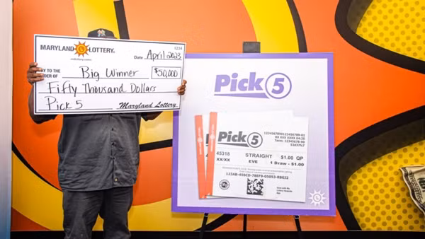 Người trúng xổ số lần thứ ba trong chưa đầy một năm. Ảnh: Maryland Lottery. Người trúng xổ số lần thứ ba trong chưa đầy một năm. Ảnh: Maryland Lottery.