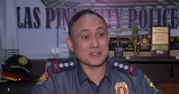 Đến cảnh sát cũng ngạc nhiên và có vẻ... không nhịn được cười khi nói về sự việc hy hữu này. Ảnh: GMA News.