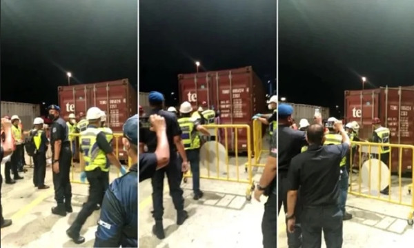 Quang cảnh ở hiện trường. Ảnh: Twitter.