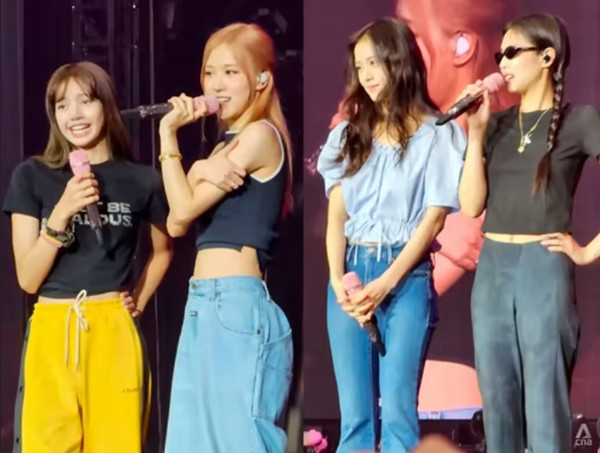 BLACKPINK thử âm thanh ở Sân vận động Quốc gia Singapore. Ảnh: Hazeeq Sukri/ CNA.