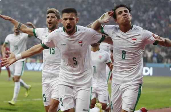 Các cầu thủ ĐT Iraq mừng chiến thắng trước ĐT Indonesia trong trận vòng loại World Cup 2026 khu vực châu Á. Ảnh: Reuters. Các cầu thủ ĐT Iraq mừng chiến thắng trước ĐT Indonesia trong trận vòng loại World Cup 2026 khu vực châu Á. Ảnh: Reuters.