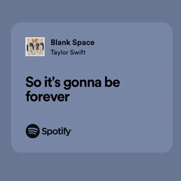 Bài hát "over hợp" khi xếp hàng săn vé trong buổi presale, ca khúc Blank Space với câu So it’s gonna be forever (Việc này sẽ kéo dài mãi mãi). Bài hát "over hợp" khi xếp hàng săn vé trong buổi presale, ca khúc Blank Space với câu So it’s gonna be forever (Việc này sẽ kéo dài mãi mãi).