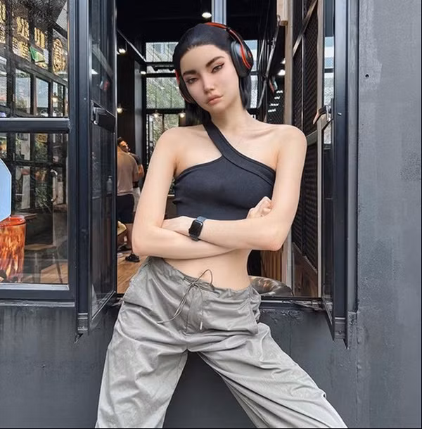 Bernila bị cho là gầy đến thiếu thực tế. Ảnh: Instagram.