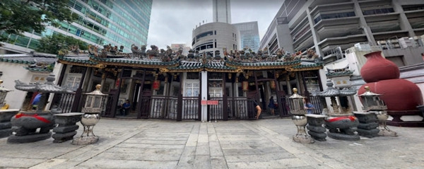 Ngôi đền ở Singapore mà Pimmada đã đến cầu tình duyên. Ảnh: Google Maps.