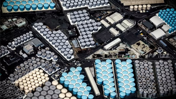 Những bể chứa nước đã xử lý. Ảnh: Hirofumi Yamamoto. Những bể chứa nước đã xử lý. Ảnh: Hirofumi Yamamoto.