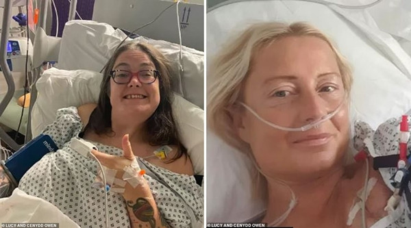 Việc ghép thận của Katie cho Lucy đã được thực hiện thành công. Ảnh: Lucy and Cenydd Owen. Việc ghép thận của Katie cho Lucy đã được thực hiện thành công. Ảnh: Lucy and Cenydd Owen.