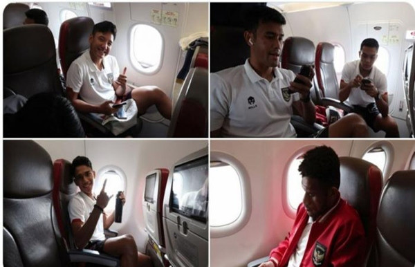 Các cầu thủ Indonesia cũng không kịp tập ngay buổi tối 7/1. Ảnh: PSSI. Các cầu thủ Indonesia cũng không kịp tập ngay buổi tối 7/1. Ảnh: PSSI.