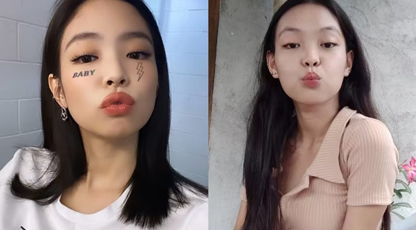 Trông như hai chị em (Jennie bên trái, Rowena bên phải). Ảnh: 8days.