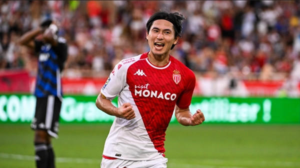 Takumi Minamino. Ảnh: AS Monaco. Takumi Minamino. Ảnh: AS Monaco.
