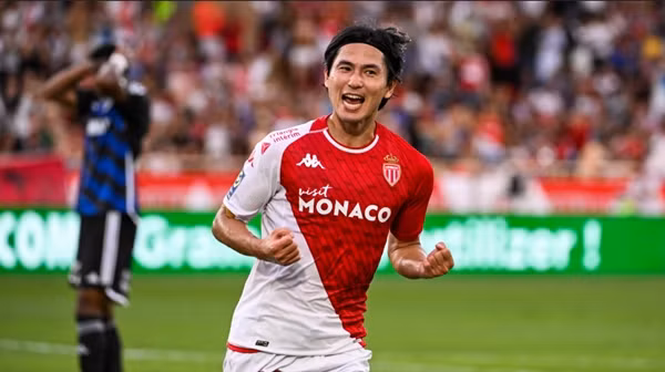 Takumi Minamino. Ảnh: AS Monaco. Takumi Minamino. Ảnh: AS Monaco.