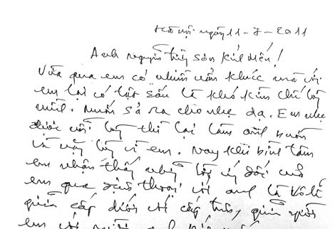 Thông điệp trắng: Lá thư ông Khai viết cho ông Sơn với toàn những lời tình cảm nhưng lại là giả dối