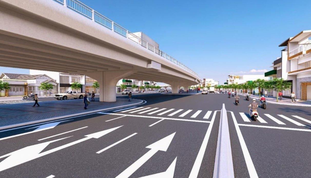 Phối cảnh dự án nâng cấp, mở rộng quốc lộ 13. Ảnh: Sở Giao thông công chánh TPHCM