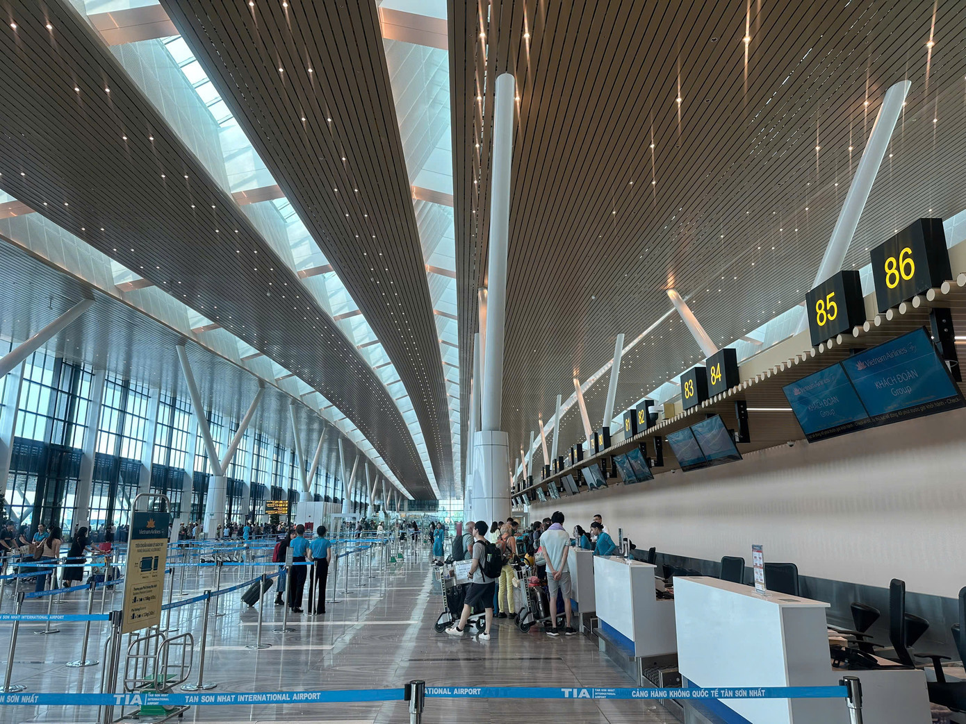 Nhà ga T3 mới được đưa vào khai thác từ ngày 19/4. Ảnh: Cảng HKQT Tân Sơn Nhất.