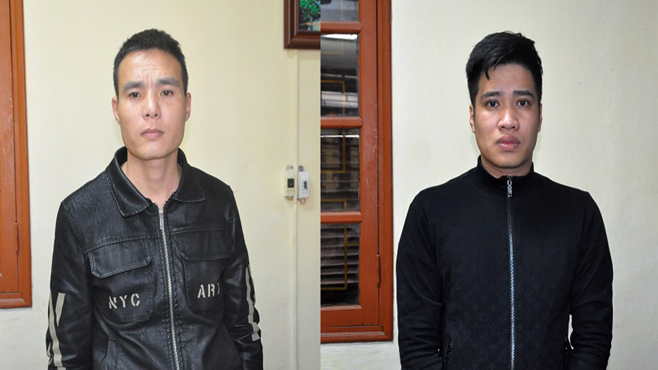 Hai bị can trong vụ án tại cơ quan điều tra. Hai bị can trong vụ án tại cơ quan điều tra.