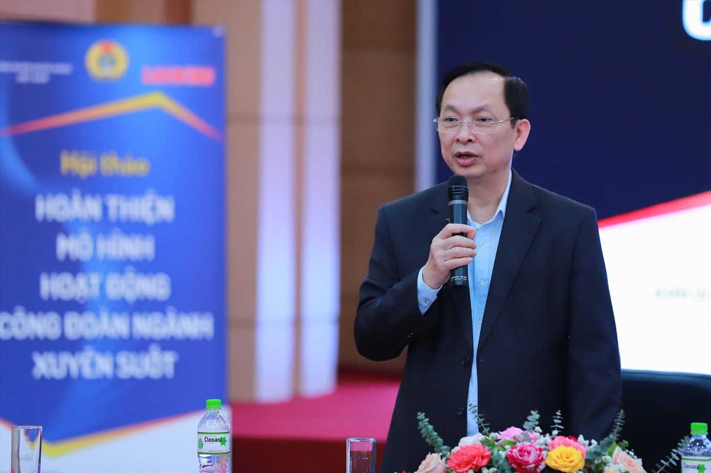 Ông Đào Minh Tú - Phó Thống đốc Thường trực Ngân hàng Nhà nước - Chủ tịch Công đoàn Ngân hàng Việt Nam.