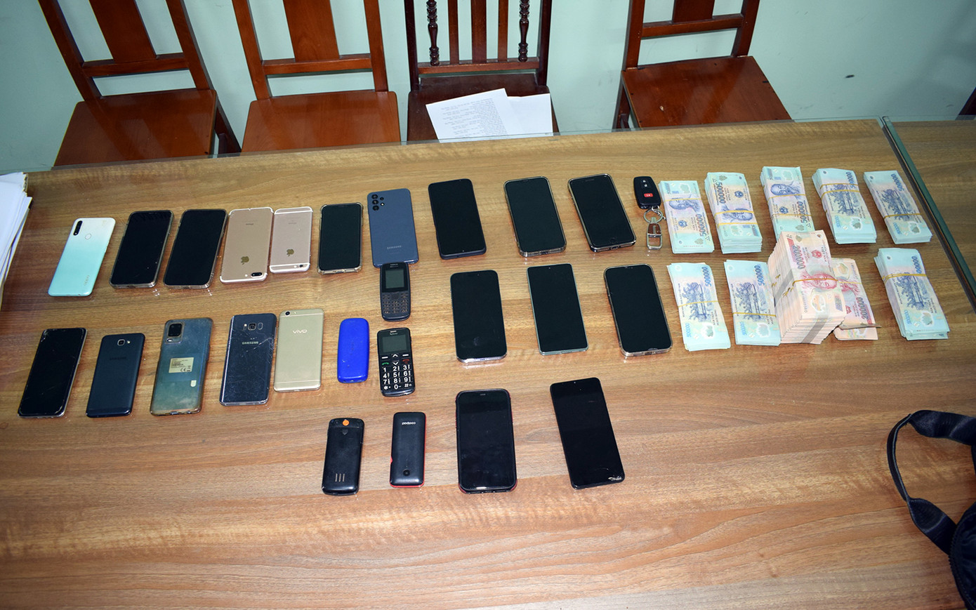 Tang vật trong vụ án.