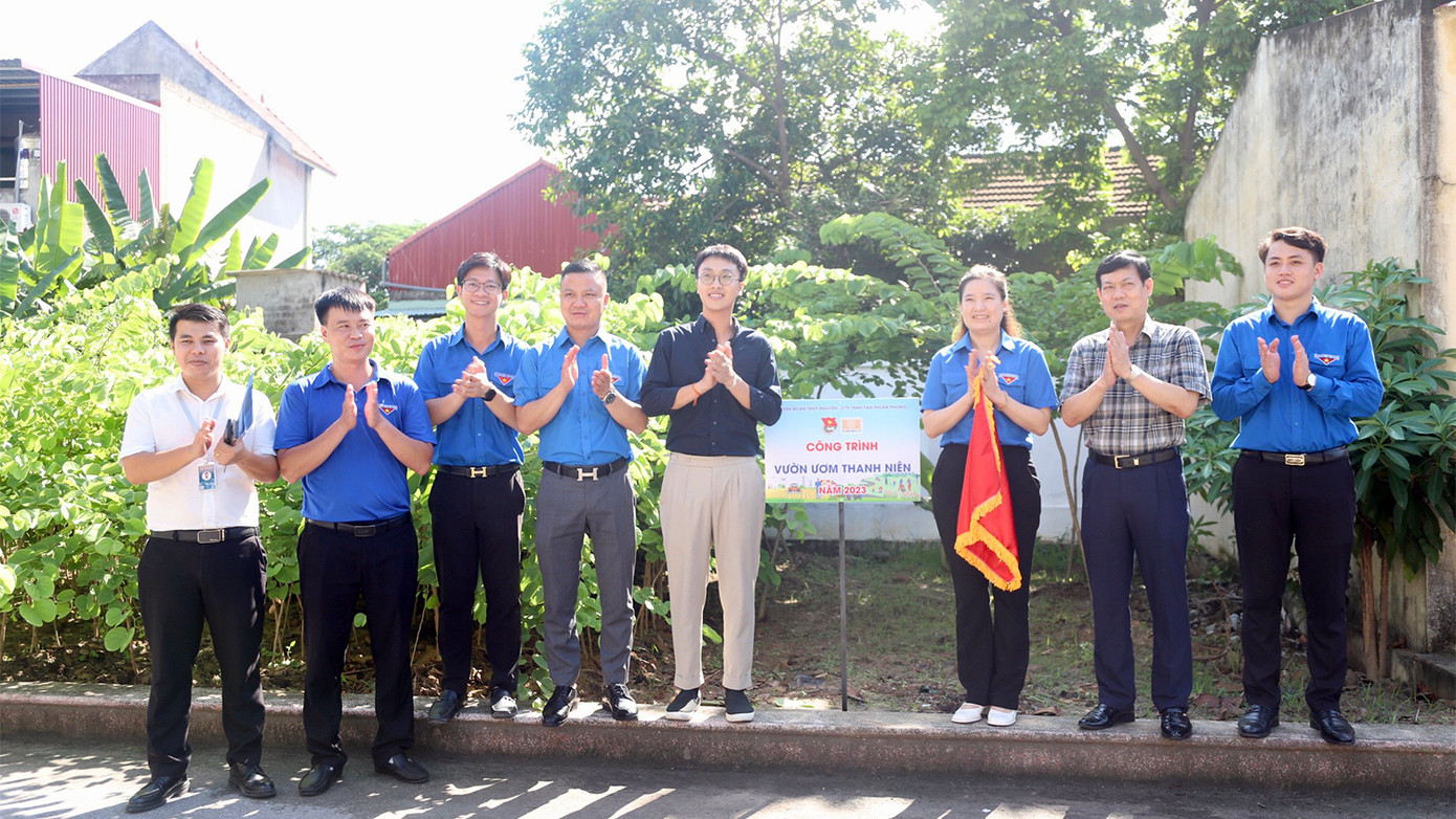 Công trình vườn ươm thanh niên 2023.