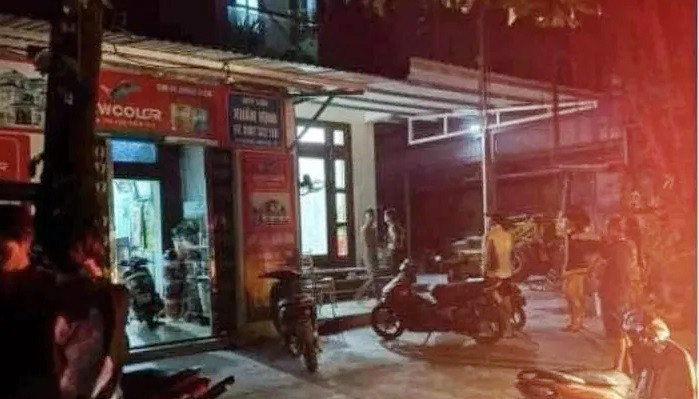 Khu vực nhà công chức xã Tân Hồng (Bình Giang, Hải Dương), nơi xảy ra sự việc.