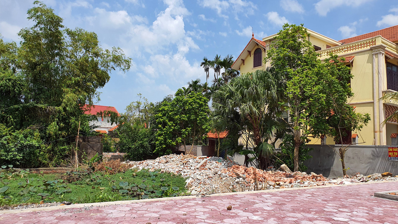 Một trong những lô đất được chuyển đổi thành đất ở liên quan vụ án tại huyện Thủy Nguyên. Một trong những lô đất được chuyển đổi thành đất ở liên quan vụ án tại huyện Thủy Nguyên.